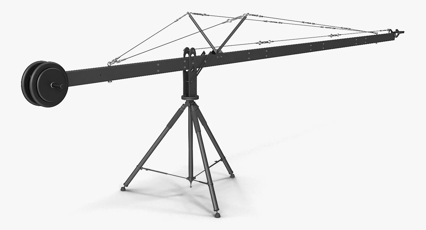 Professional Camera Crane 3D model