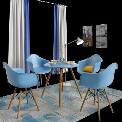 OSWIN and MONTANA Dining Group 3D model