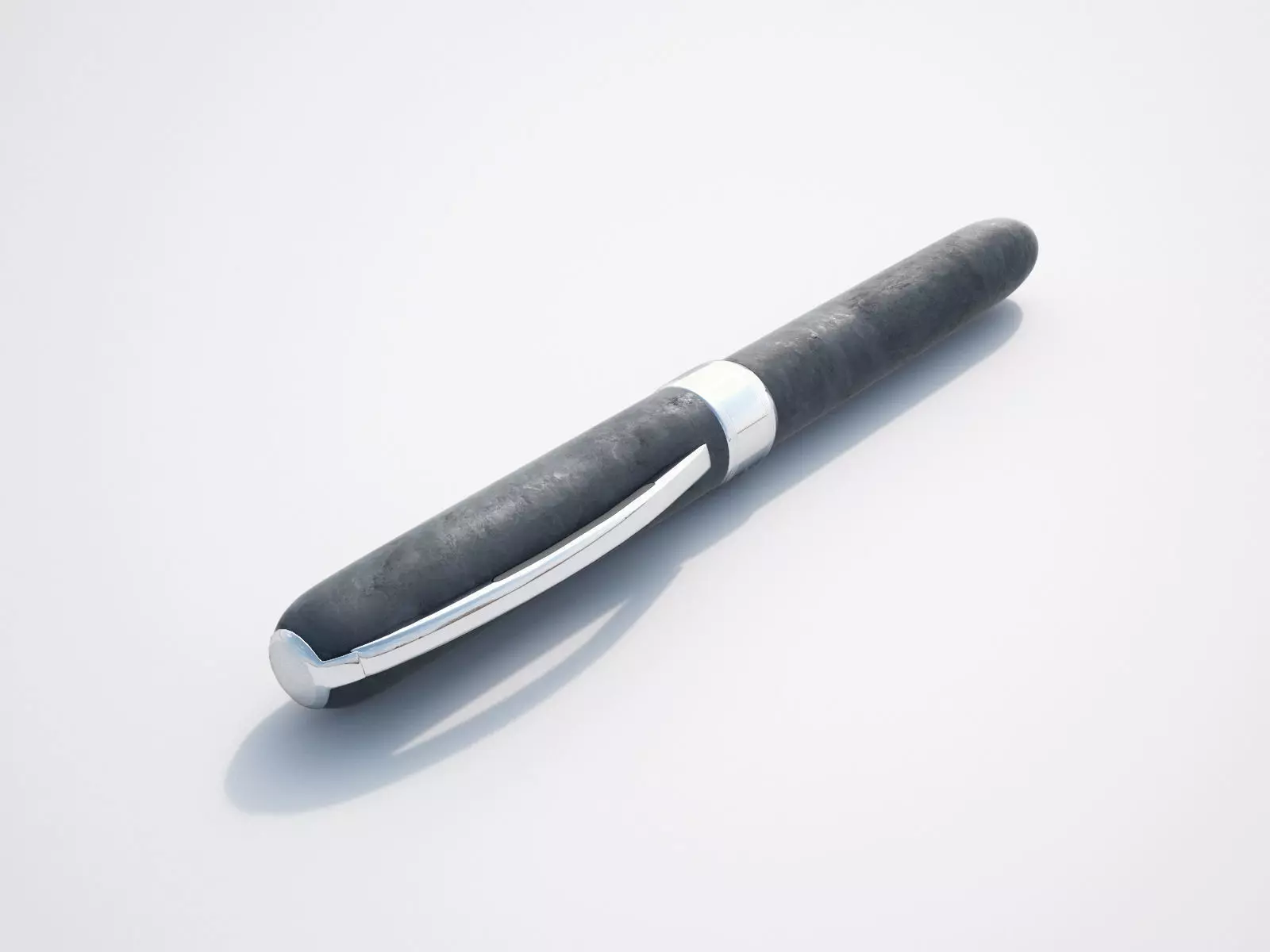 Closed Ballpen 3D model_0