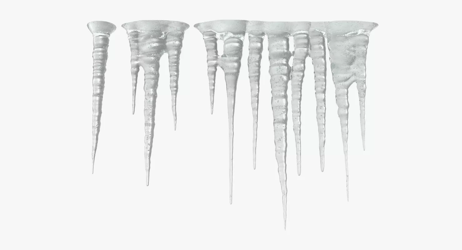 Icicles 3D model