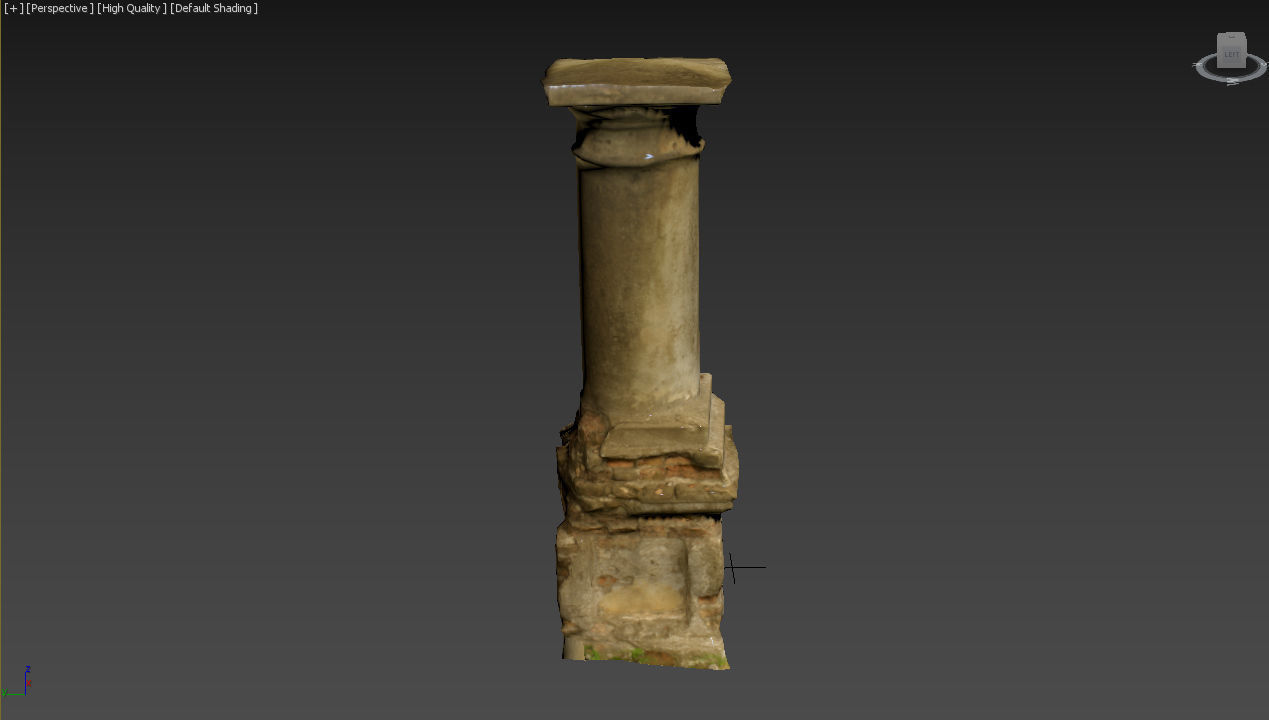 Cemetery graveyard thombstones crosses and a crypt Low-poly 3D model_114