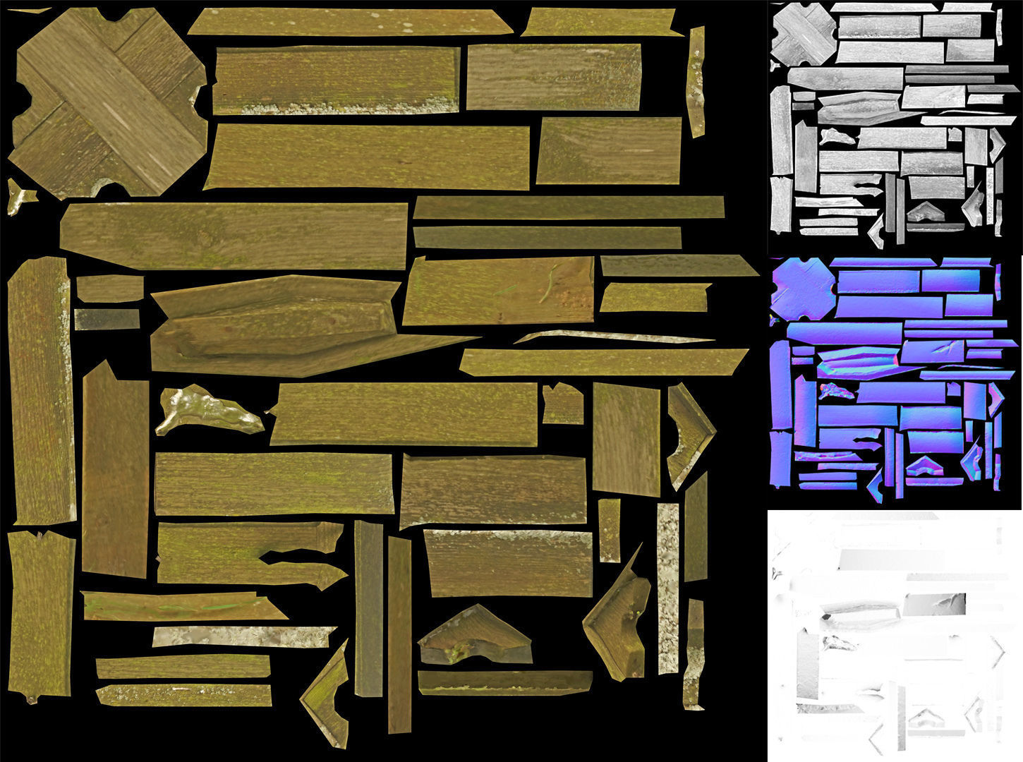 Cemetery graveyard thombstones crosses and a crypt Low-poly 3D model_142