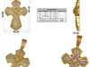 Large Pave Diamond Gold Cross Pendant CAD File Rhino 3DM 3D model 3D ...