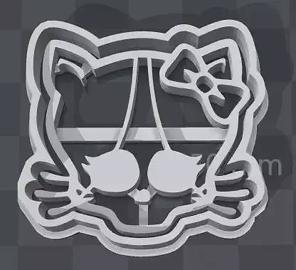 Monster High SKULLETTE cookie cutter of another cool character