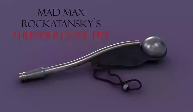 Mad Max ROCKATANSKY Thunderdome Pipe 3D model