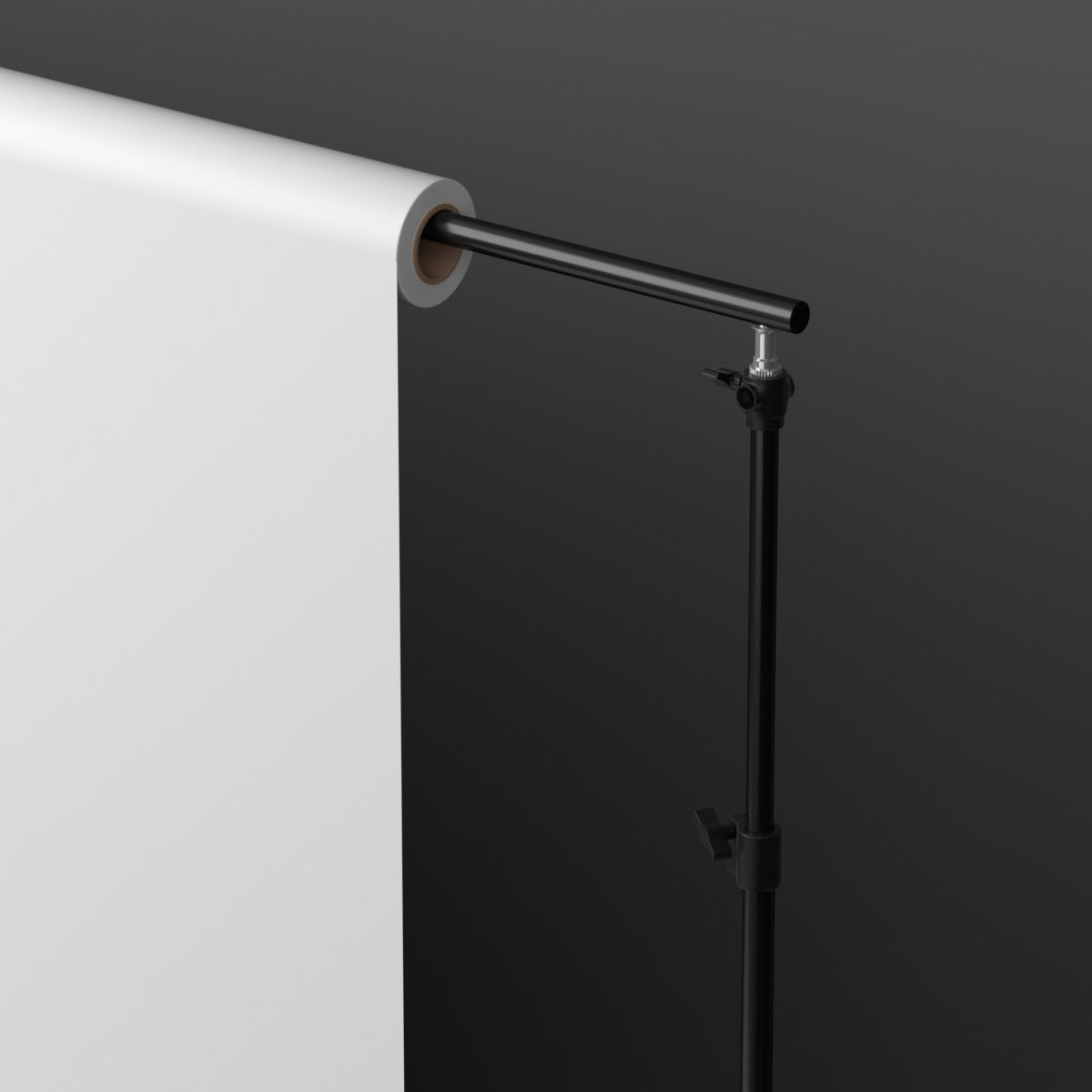 Professional photo studio backdrop 3D model_2