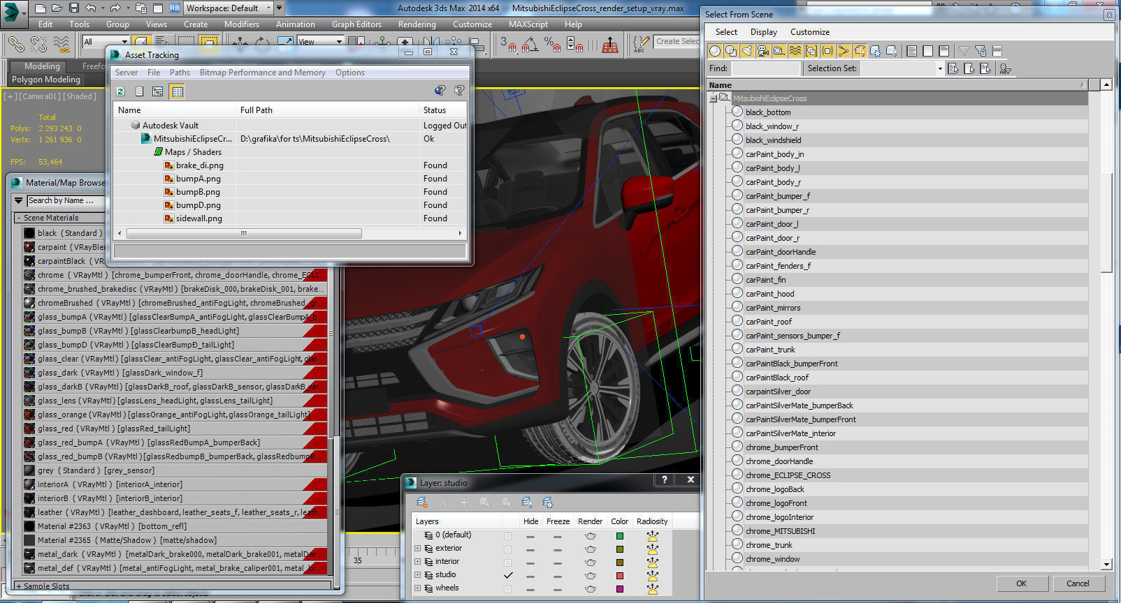 Mitsubishi Eclipse Cross 2018 3D model_22