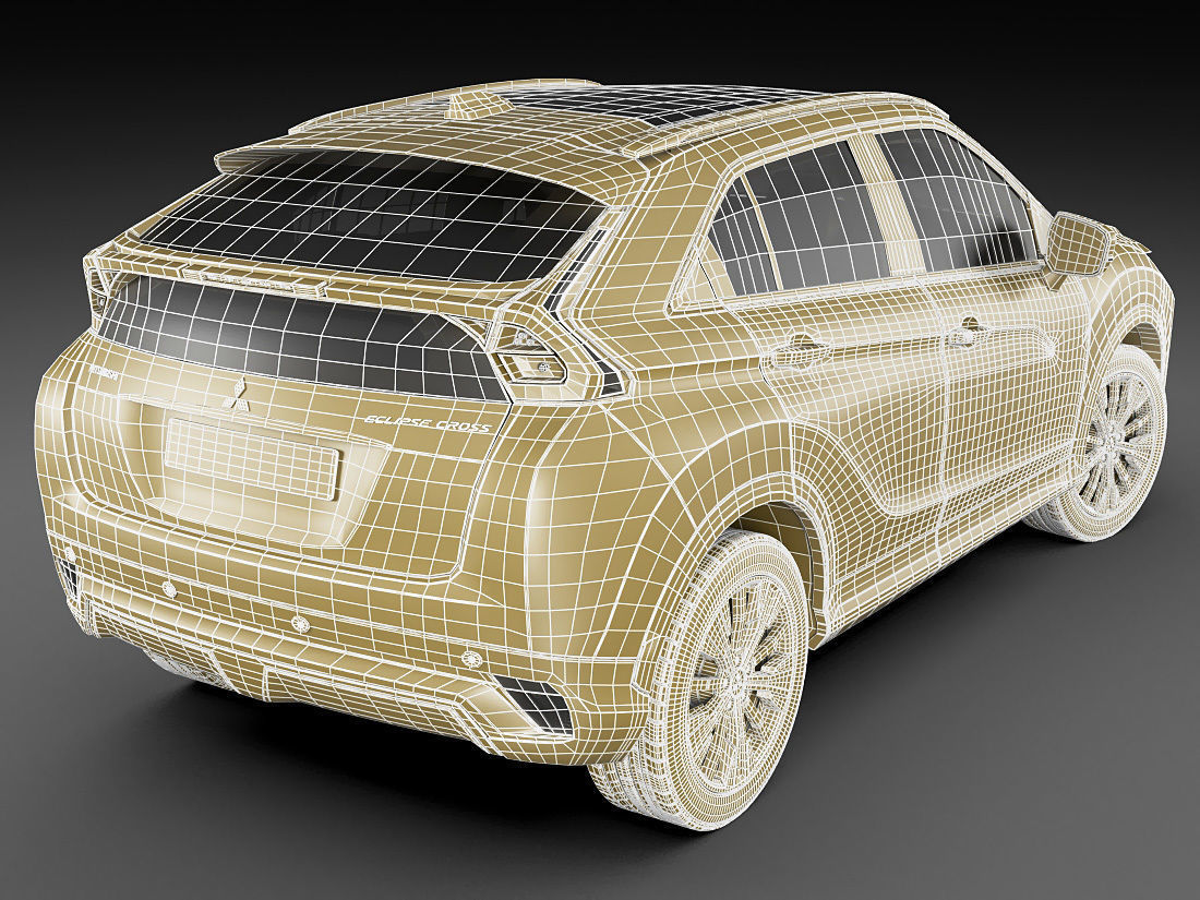 Mitsubishi Eclipse Cross 2018 3D model_20