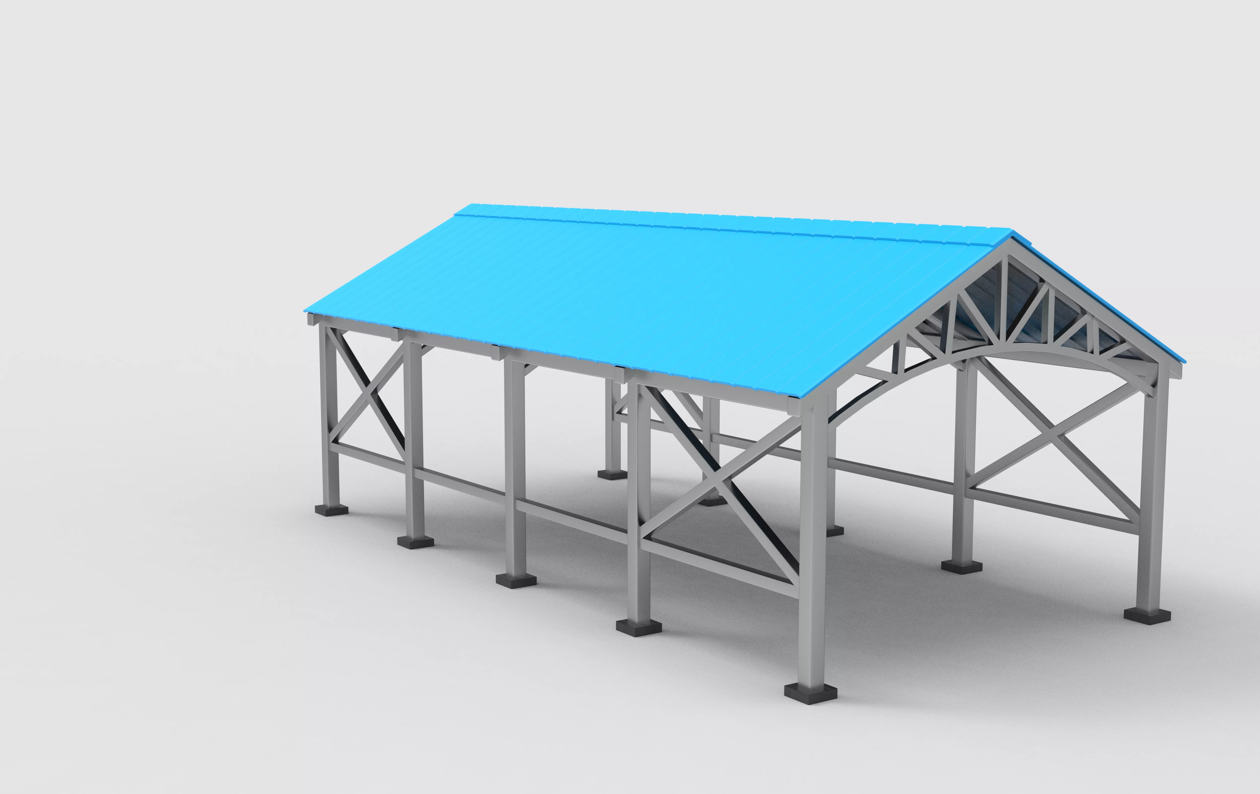 industrial buildings 01 3D model animated | CGTrader