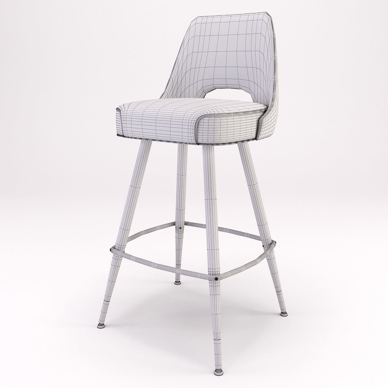 Bar Stool set Richardson Seatings 2   3D model_6
