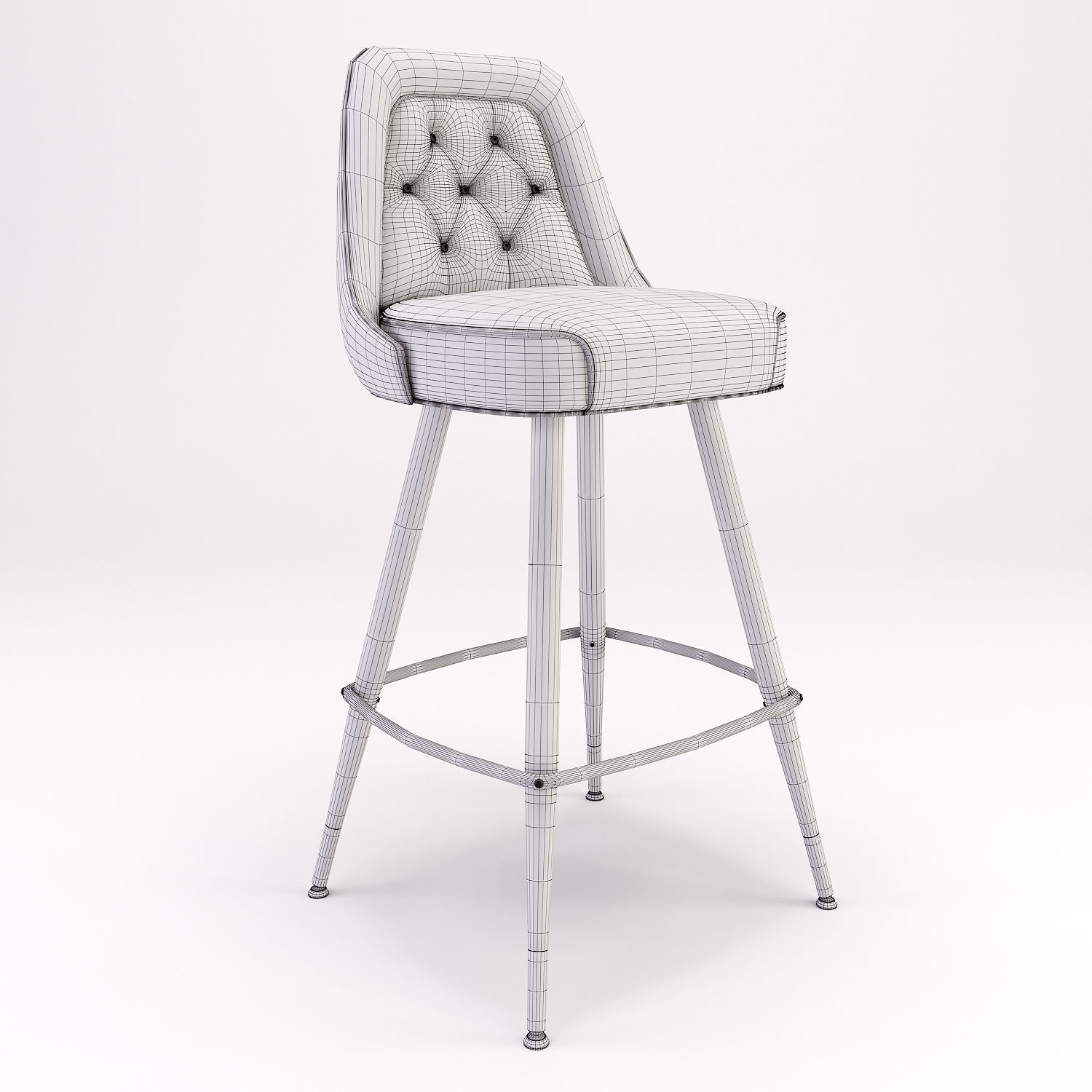 Bar Stool set Richardson Seatings 2   3D model_4