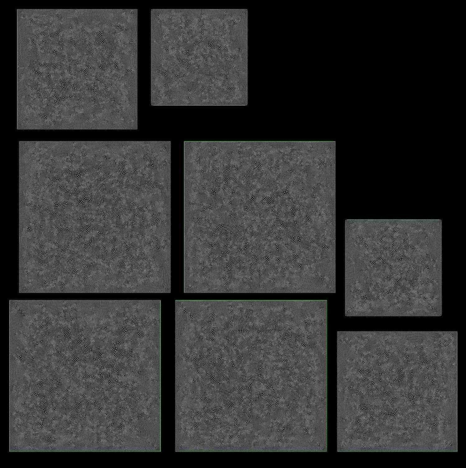 White pillows 03  3 sets 10 different Pillows   3D model_14