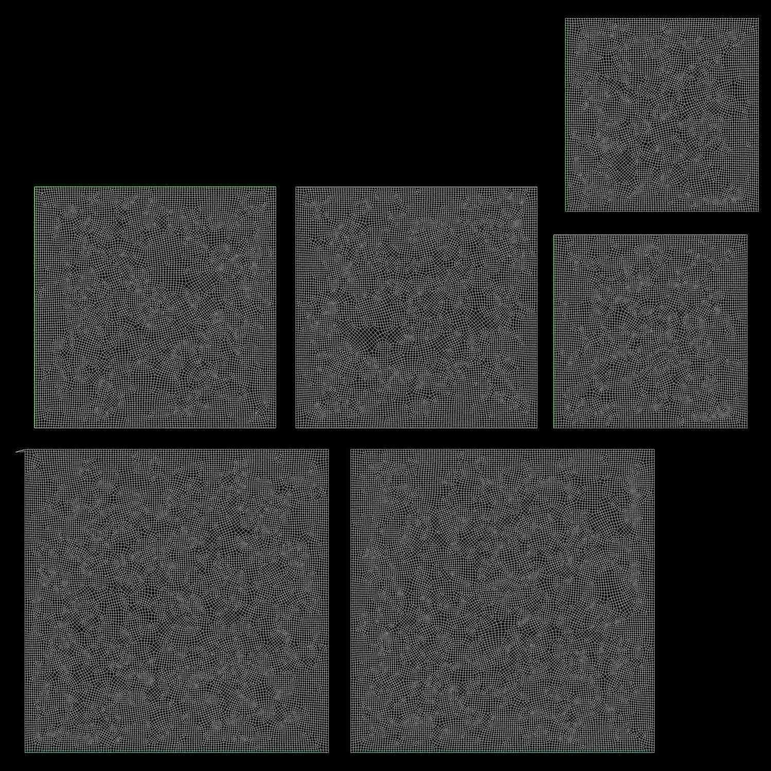 White pillows 03  3 sets 10 different Pillows   3D model_15