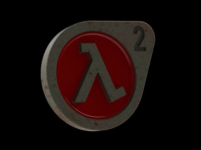 Half-Life 2 Logo  3D print model