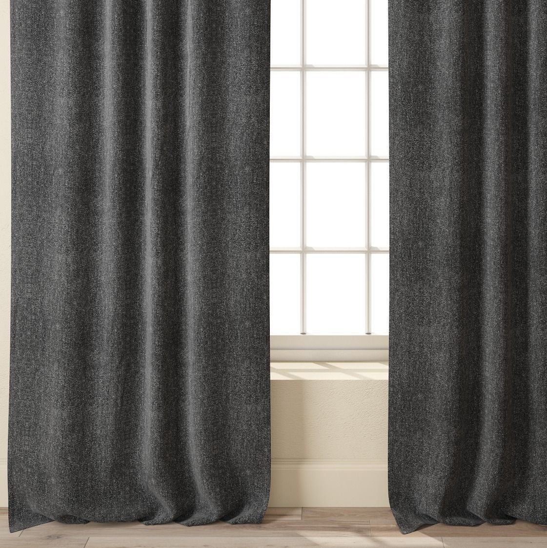 Curtain blackout curtains 3D model_1