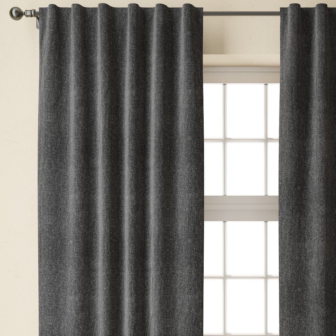 Curtain blackout curtains 3D model_3