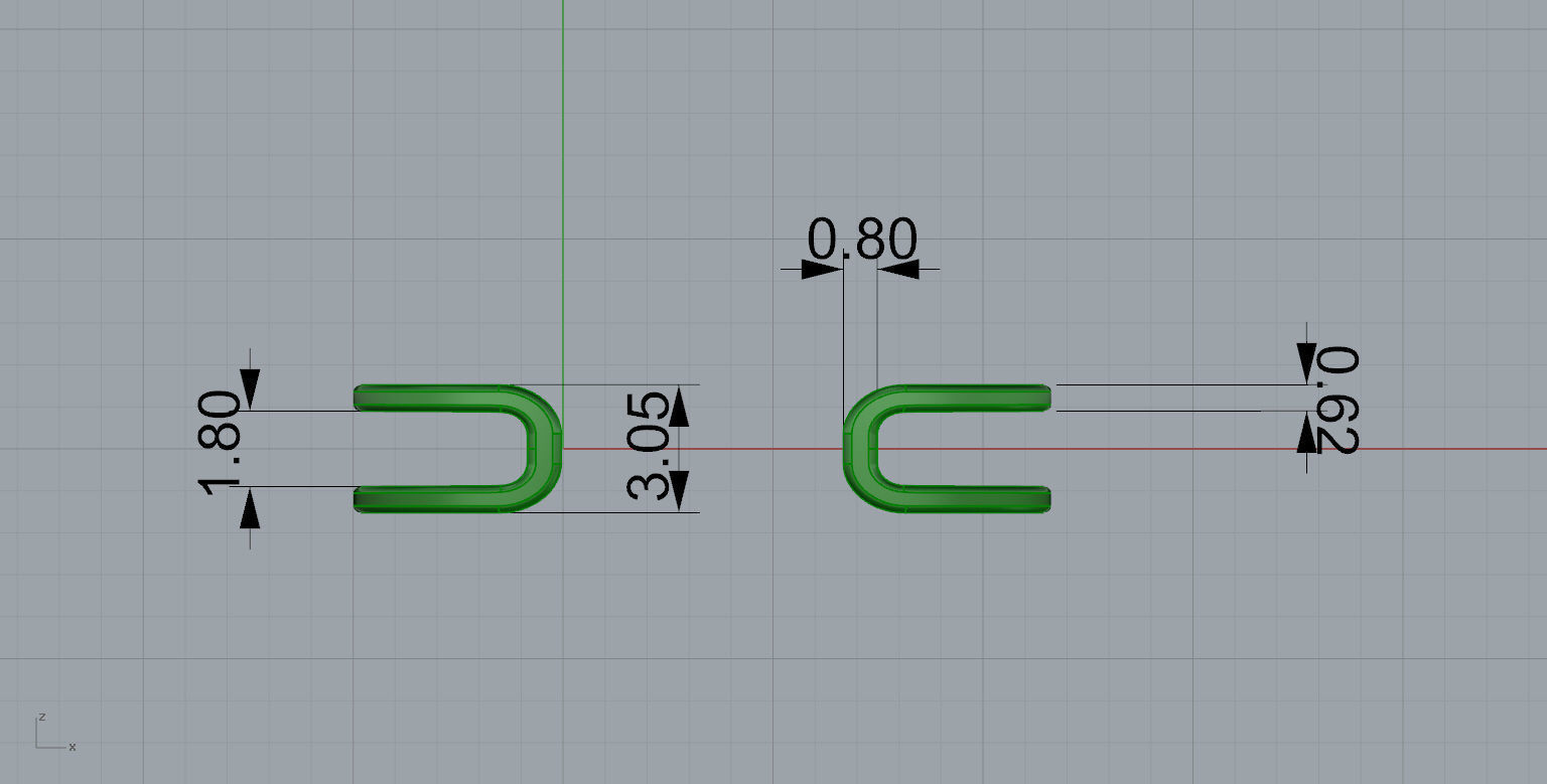 Necklace N 4 gold and silver chain 3D print model_7