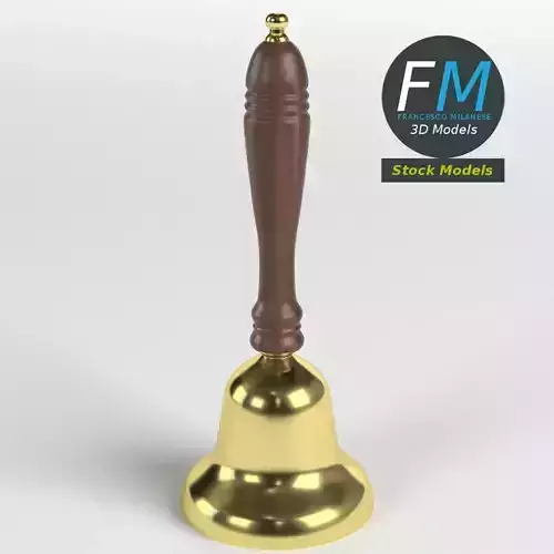 School handbell 3D model