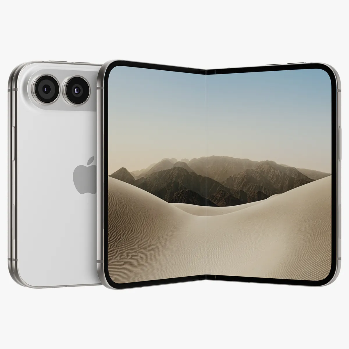 Apple iPhone Duo Star White 3D model