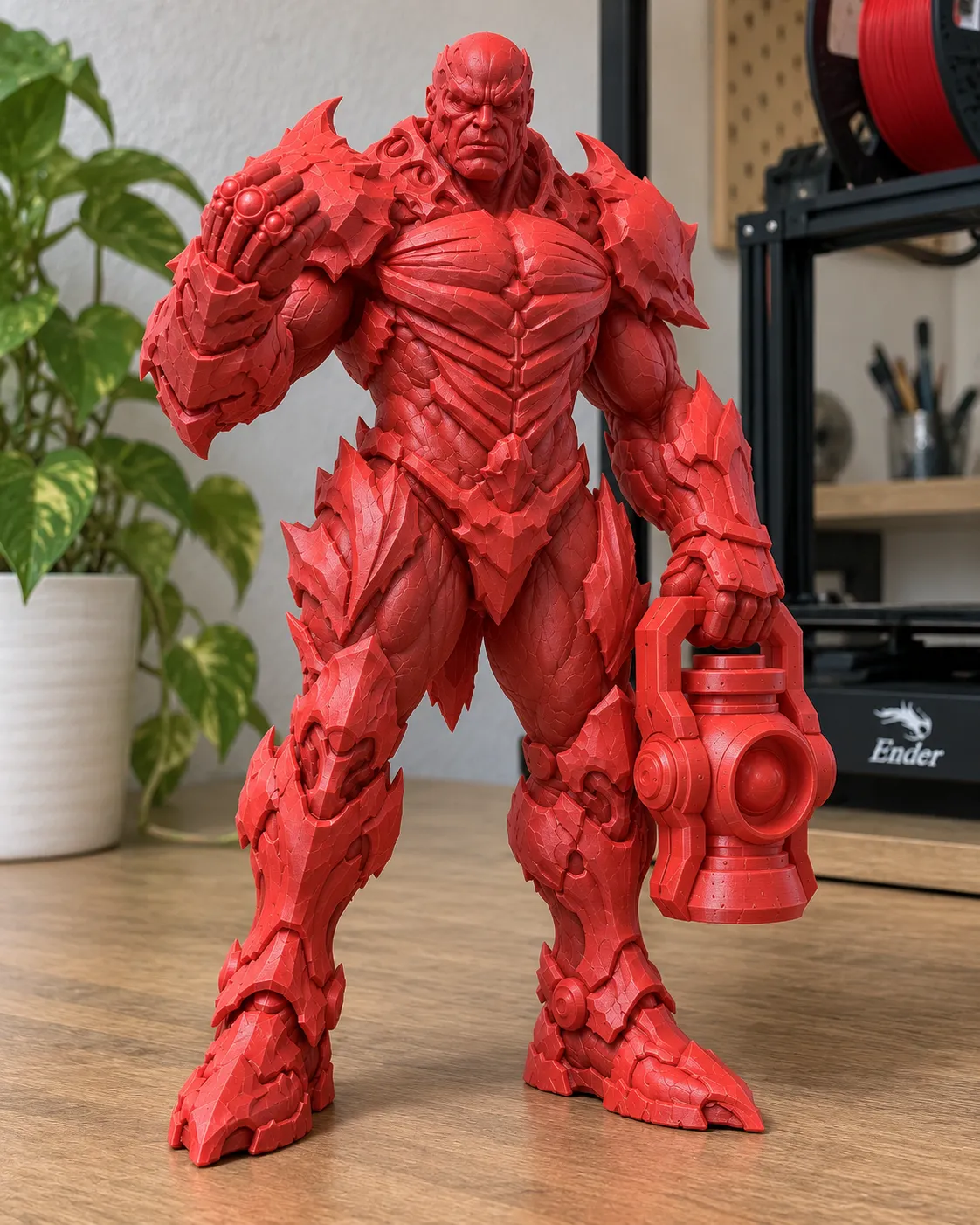 RED LANTERN OF RAGE ATROCITUS PREMIUM ULTRA DETAILED MODEL 3D print model