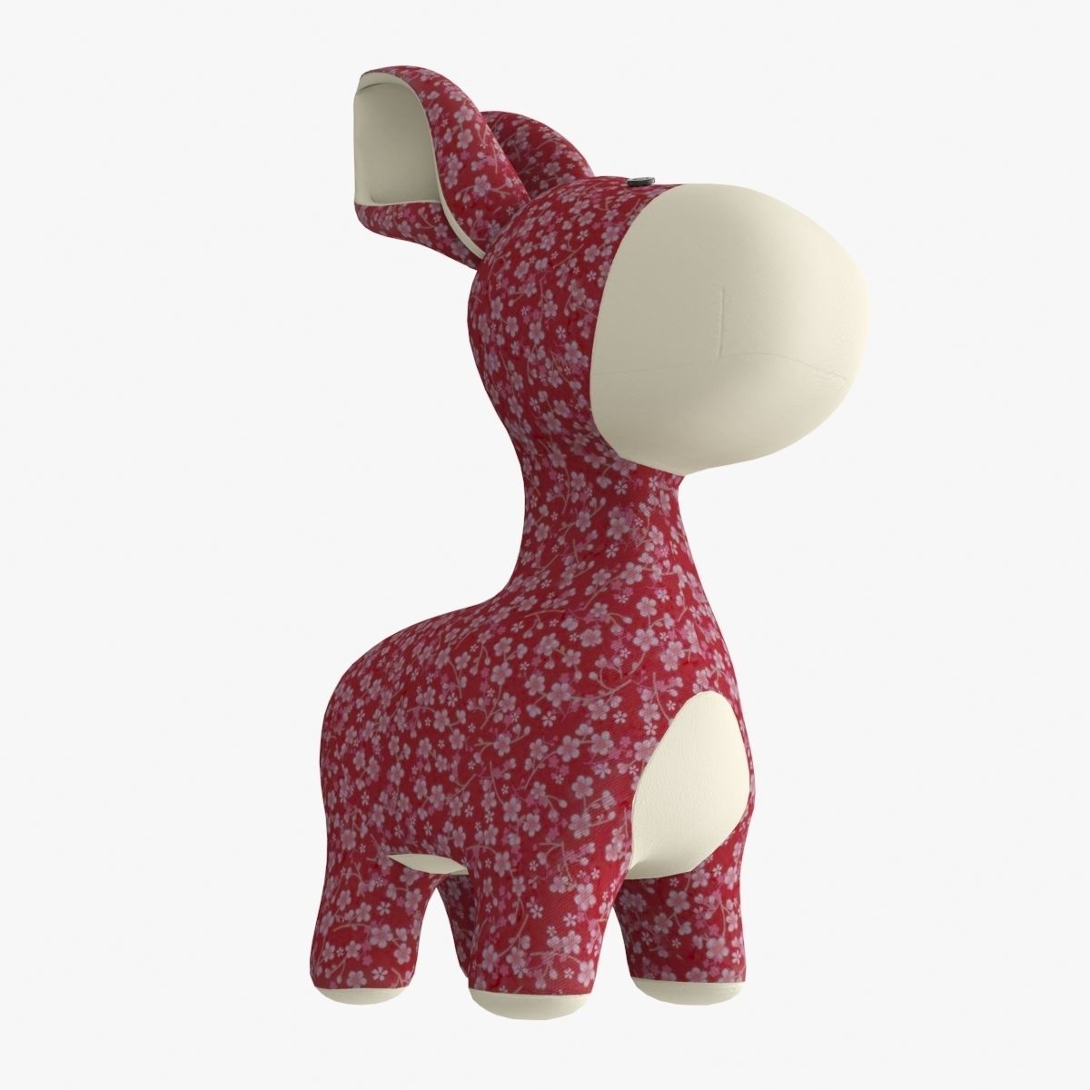 Plush Donkey Low-poly 3D model_3