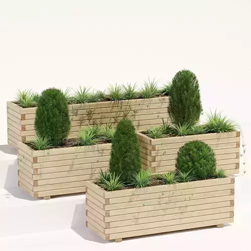 Pine planter