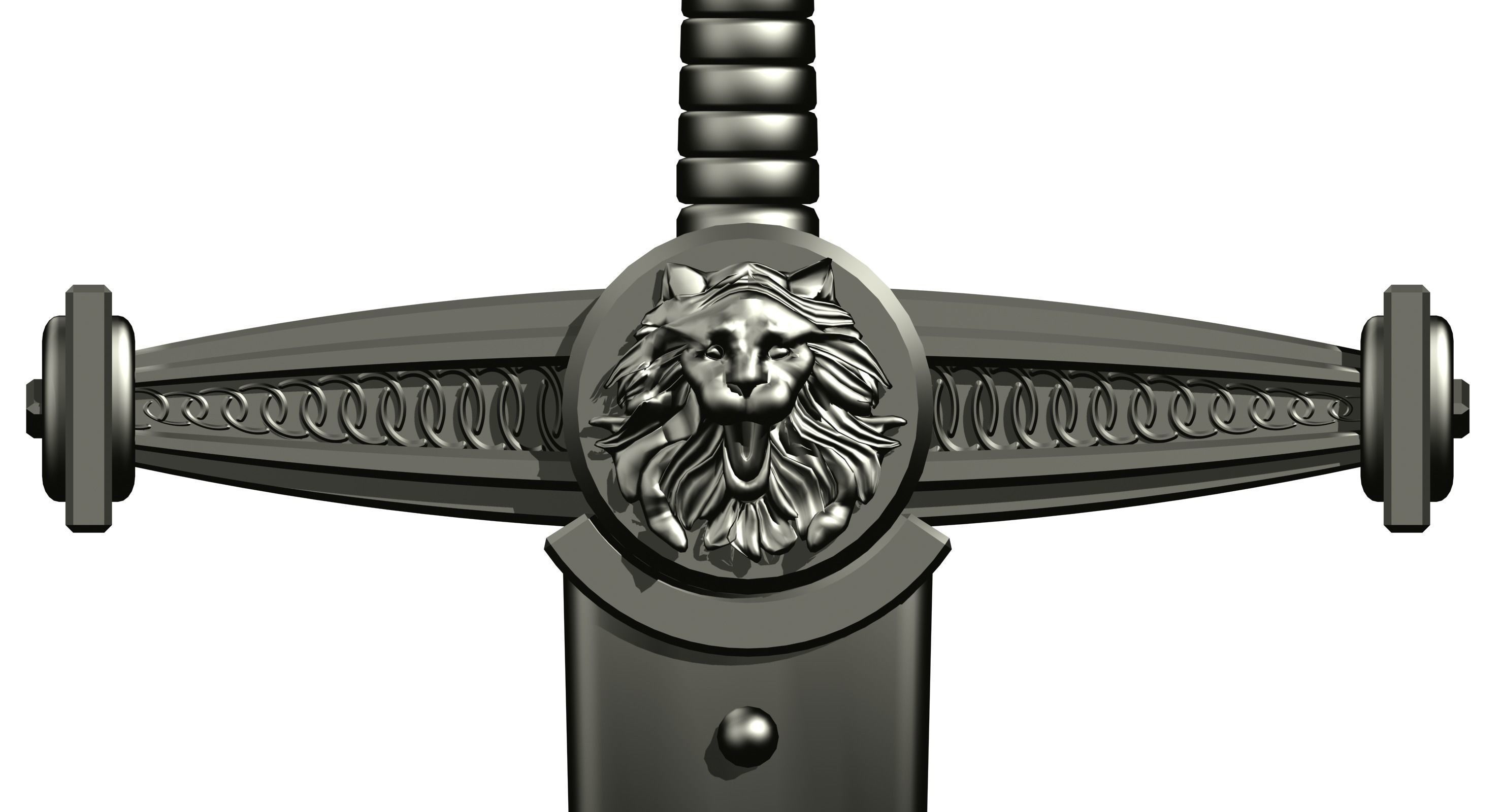 Knight Sword 3D model_5