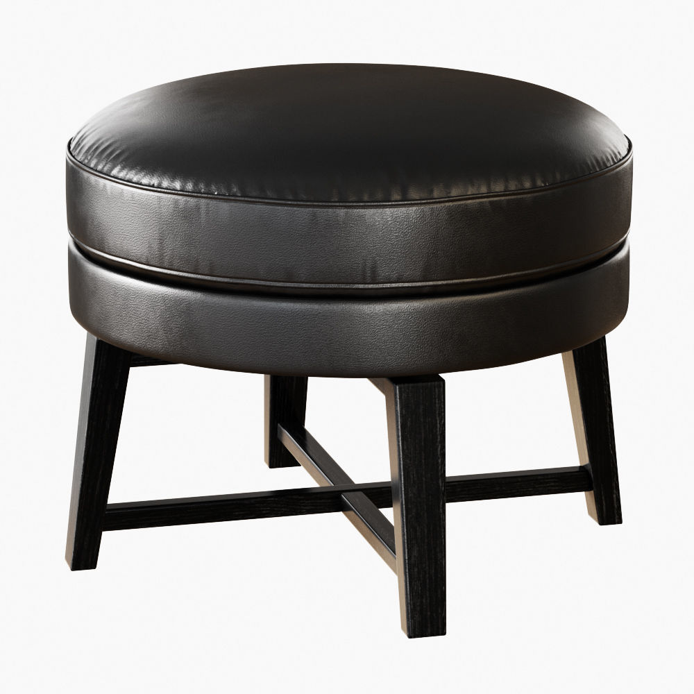 Armchair and pouf Flexform Feel Good 3D model_3