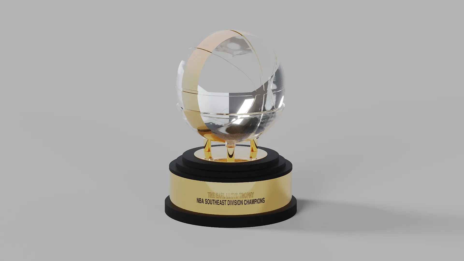 NBA Southeast Division The Earl Lloyd Trophy 3D model
