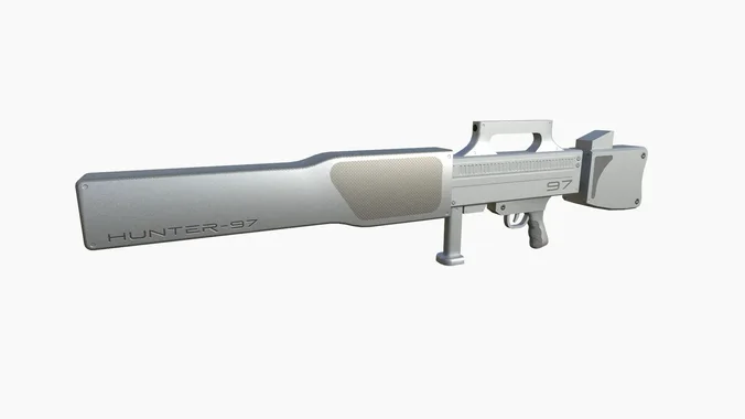 Anti-Drone Gun A02 - SciFi Jamming Weaponry