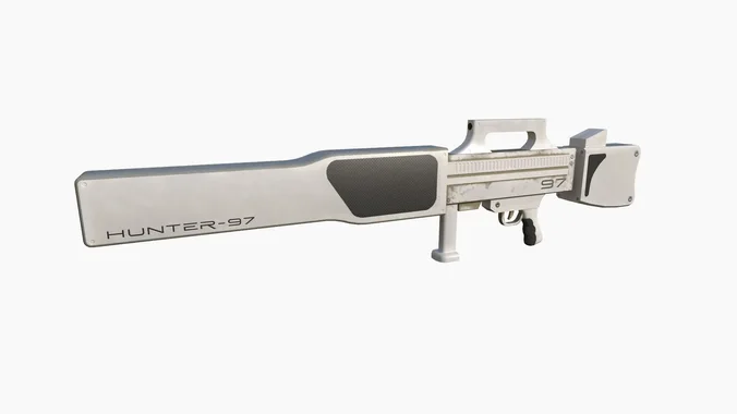 Anti-Drone Gun A03 - SciFi Jamming Weaponry