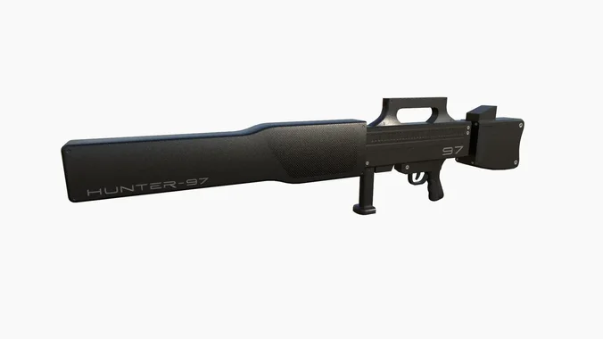 Anti-Drone Gun A06 - SciFi Jamming Weaponry