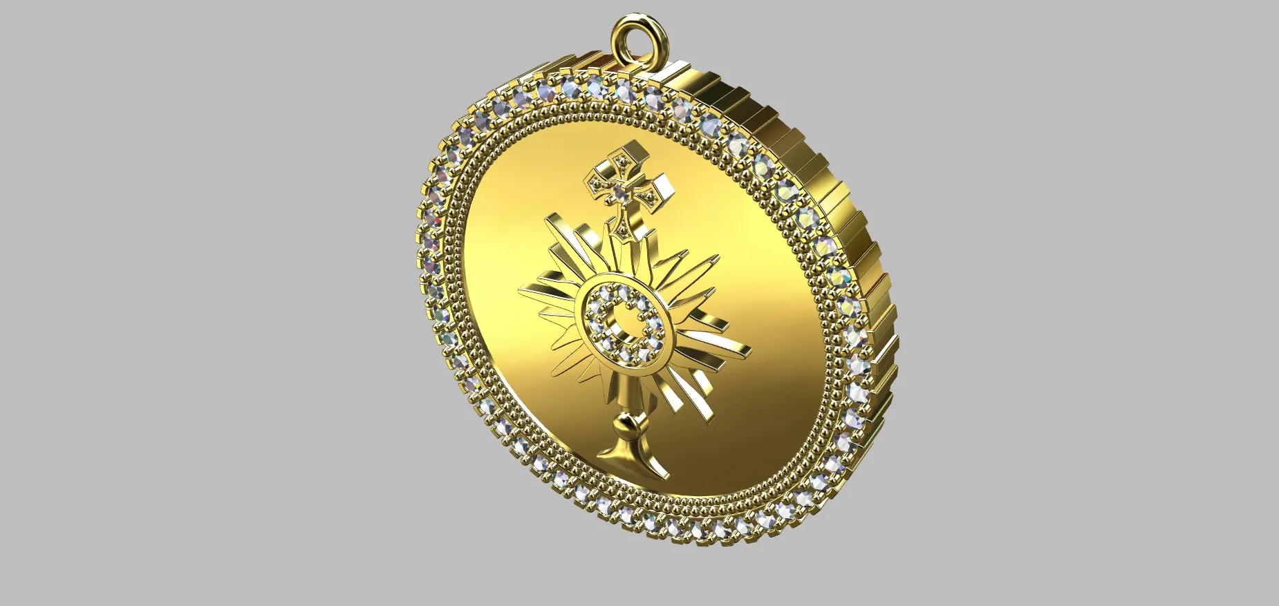 Agate Pendant 3D print model