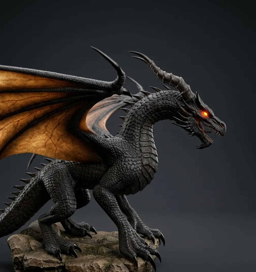 Fantasy Dragon 3D print model