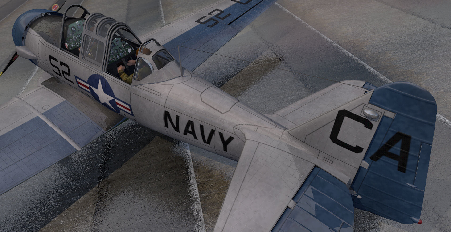 North American T-6 Texan 3D model_6