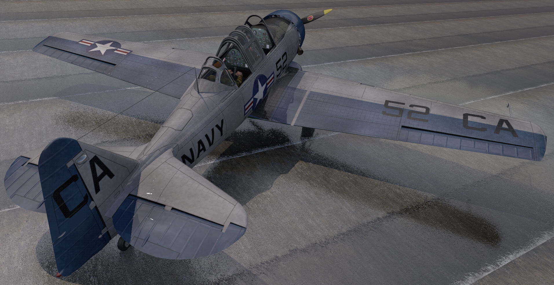 North American T-6 Texan 3D model_4