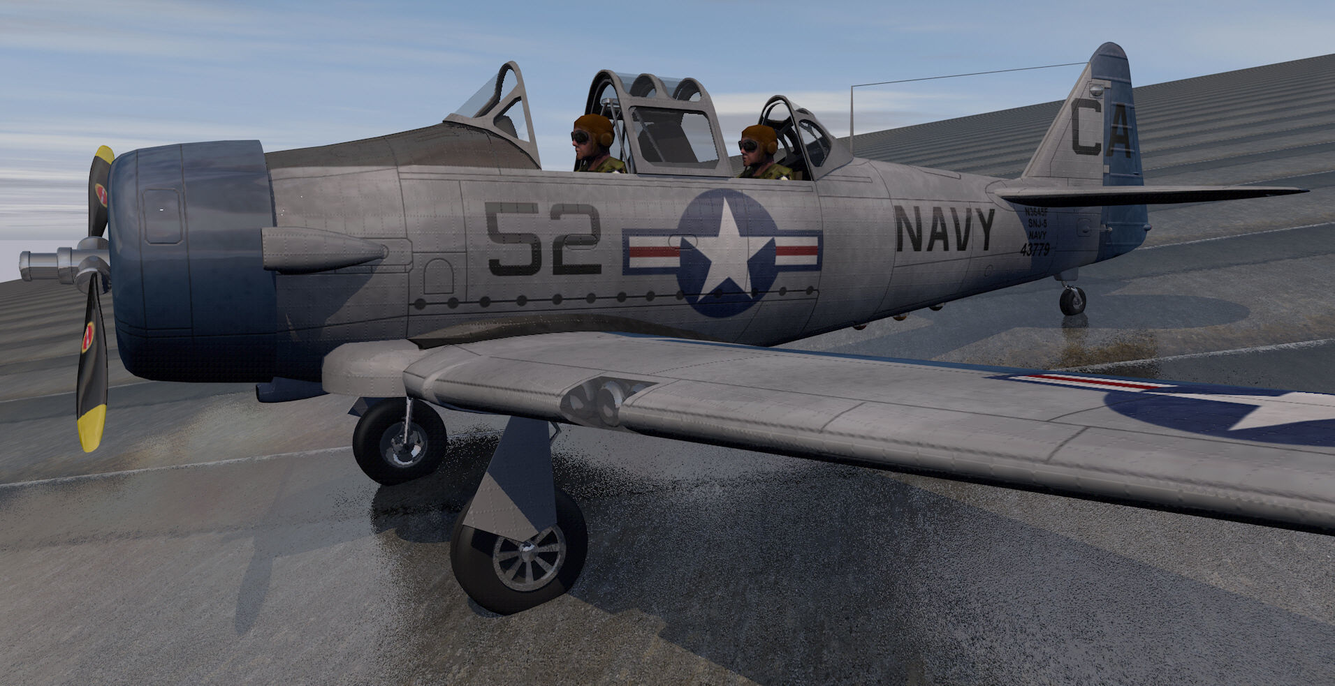 North American T-6 Texan 3D model_2