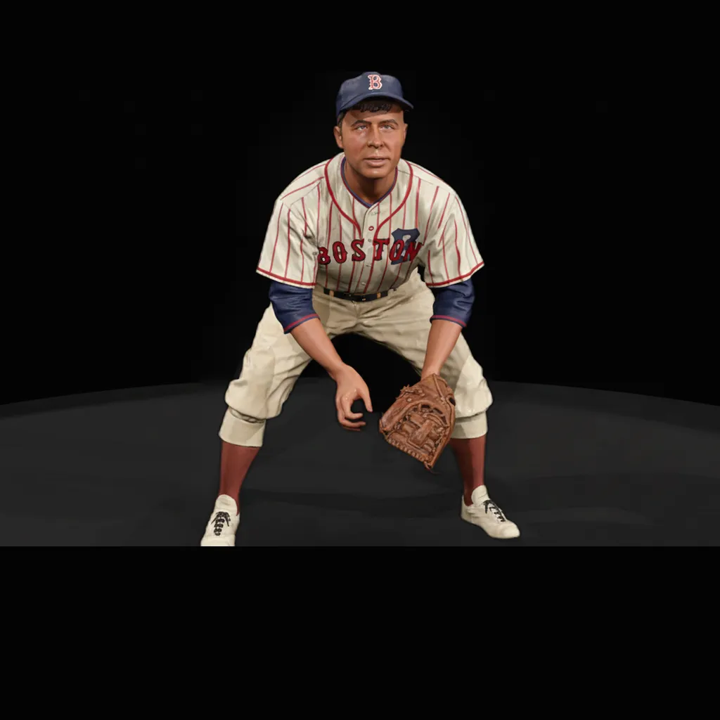 1930s Baseball Player Boston Style Uniform 3D print model