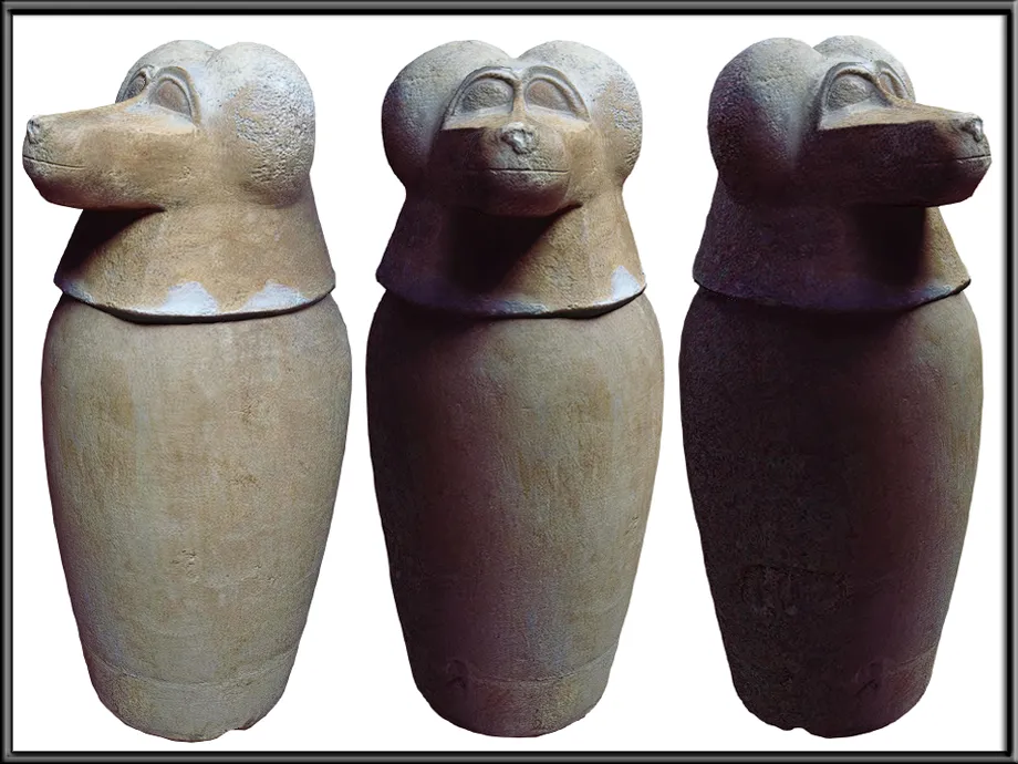 3D model Ancient Baboon Canopic Jar VR / AR / low-poly | CGTrader