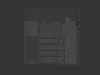 3D model Stylized Low Poly Bookshelf Game Ready 3D Model VR / AR / low ...