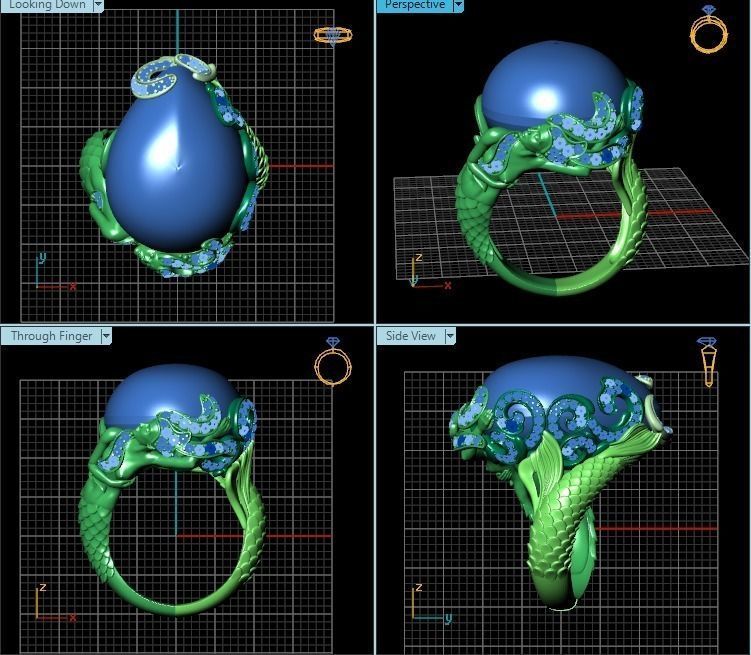 Ring R0146 3D print model_2