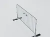 Crowd Barrier with Rounded Frame and Bored Foot Plates 3D model | CGTrader