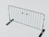 Crowd Barrier with Rounded Frame and Bored Foot Plates 3D model | CGTrader