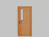 3D model Wooden Classroom Door with Glass VR / AR / low-poly | CGTrader