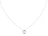 Rose Gold Round Diamond Floating Solitaire Necklace 3D Model free 3D ...