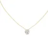 Rose Gold Round Diamond Floating Solitaire Necklace 3D Model free 3D ...