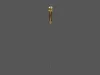 3D model Curved Medieval Sword with Gold Guard VR / AR / low-poly ...