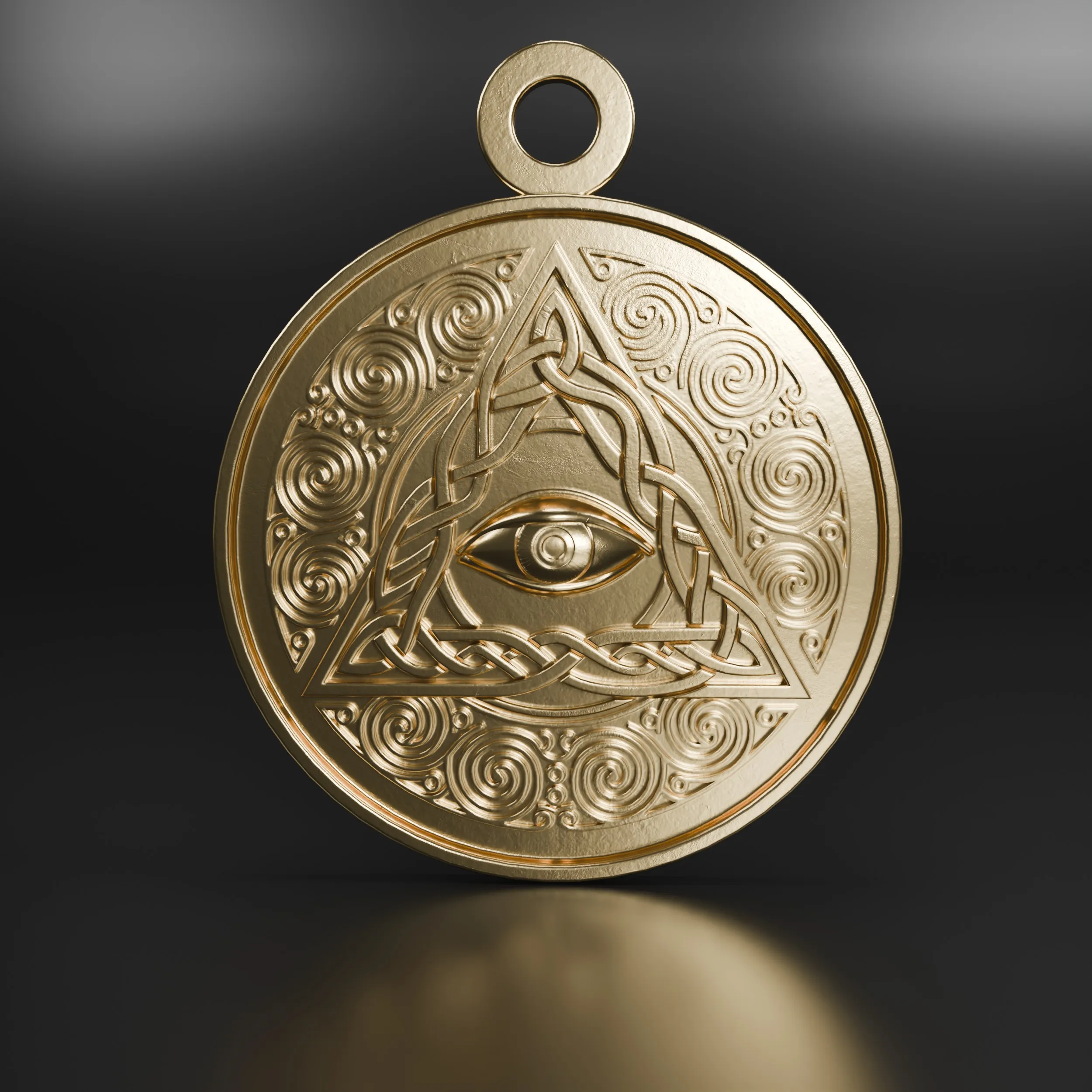 Masonic Pendant model 07B 3D print model