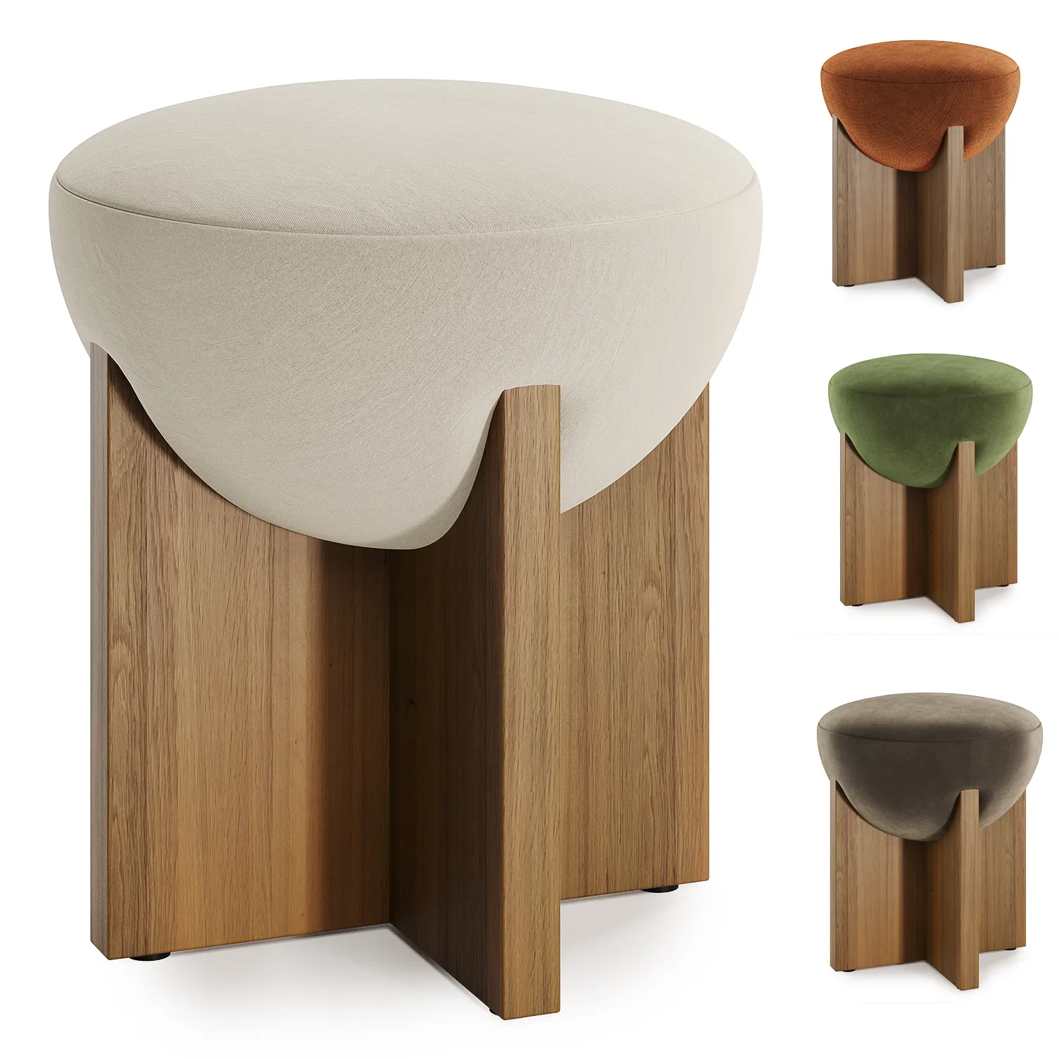 milo ottoman 3D model