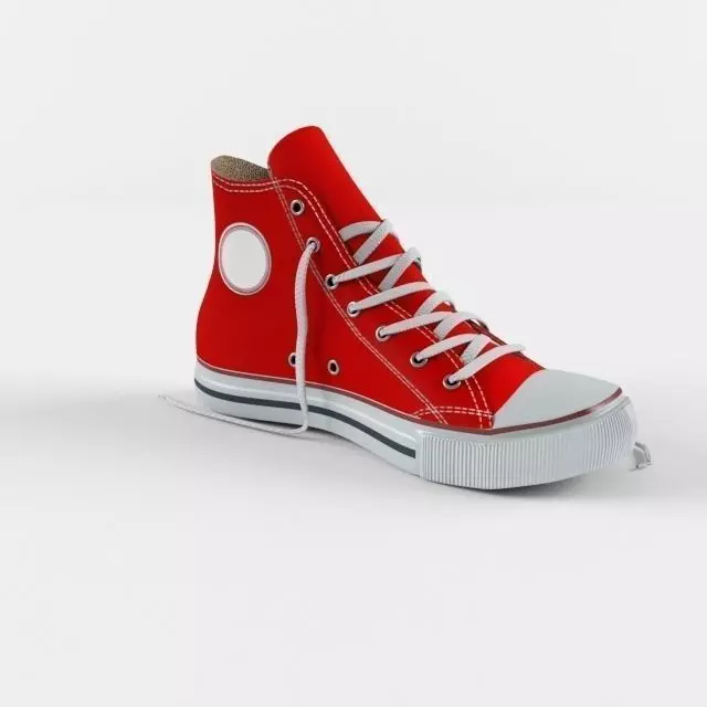 Sport Shoes Low-poly 3D model_0